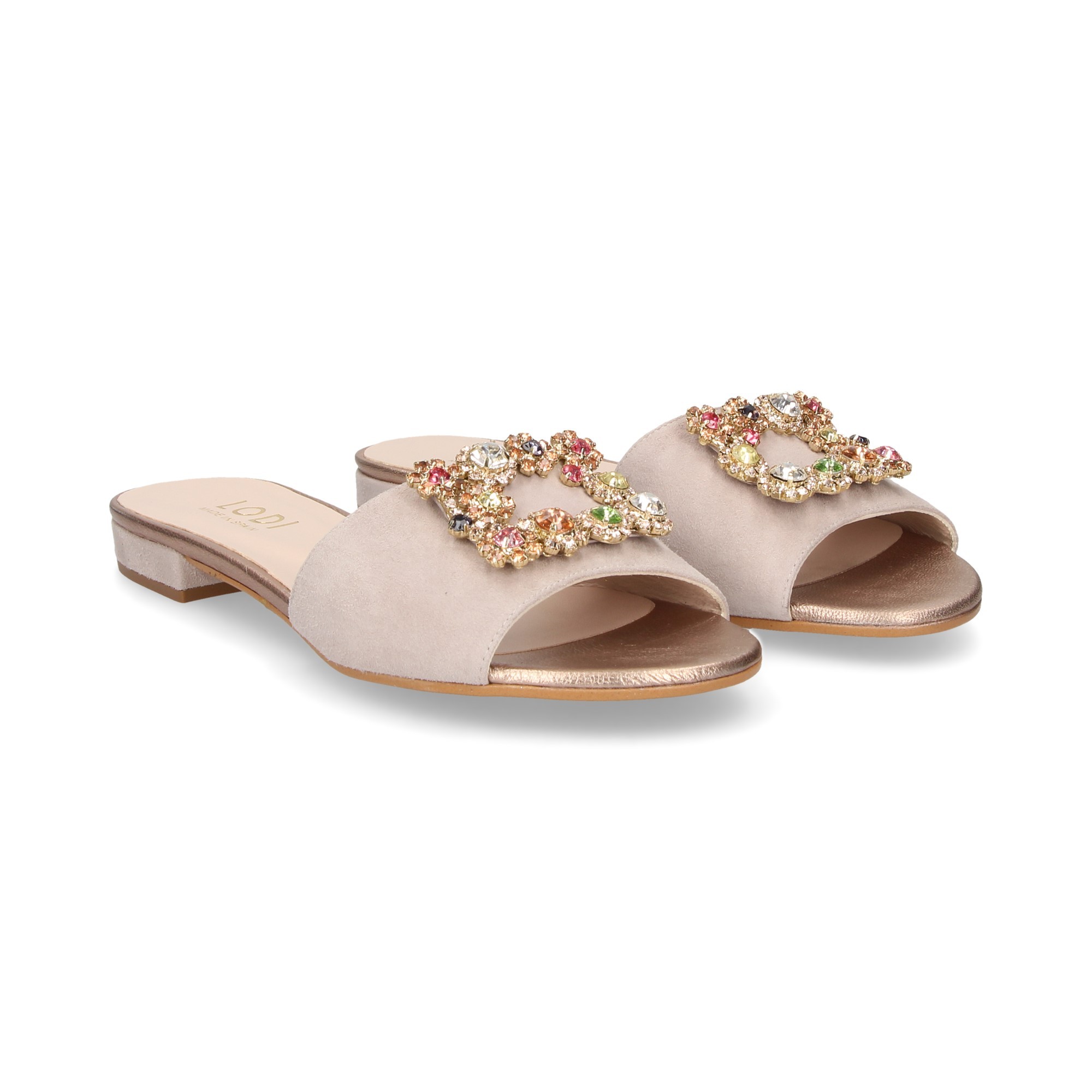 LODI Sandalias planas de Mujer BORIS STONE TAUPE