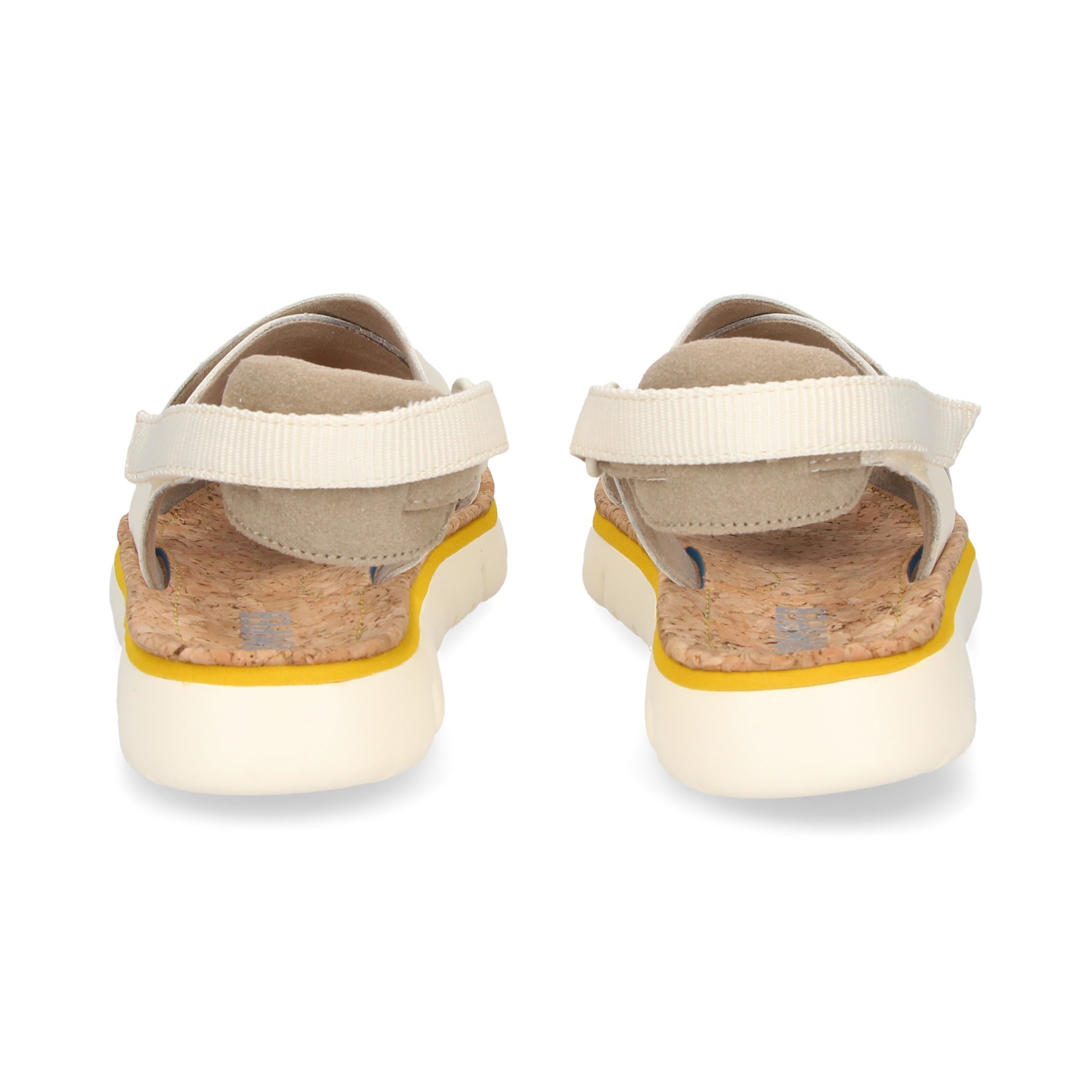 SANDALE CROISÉE CUIR BEIGE BEIGE