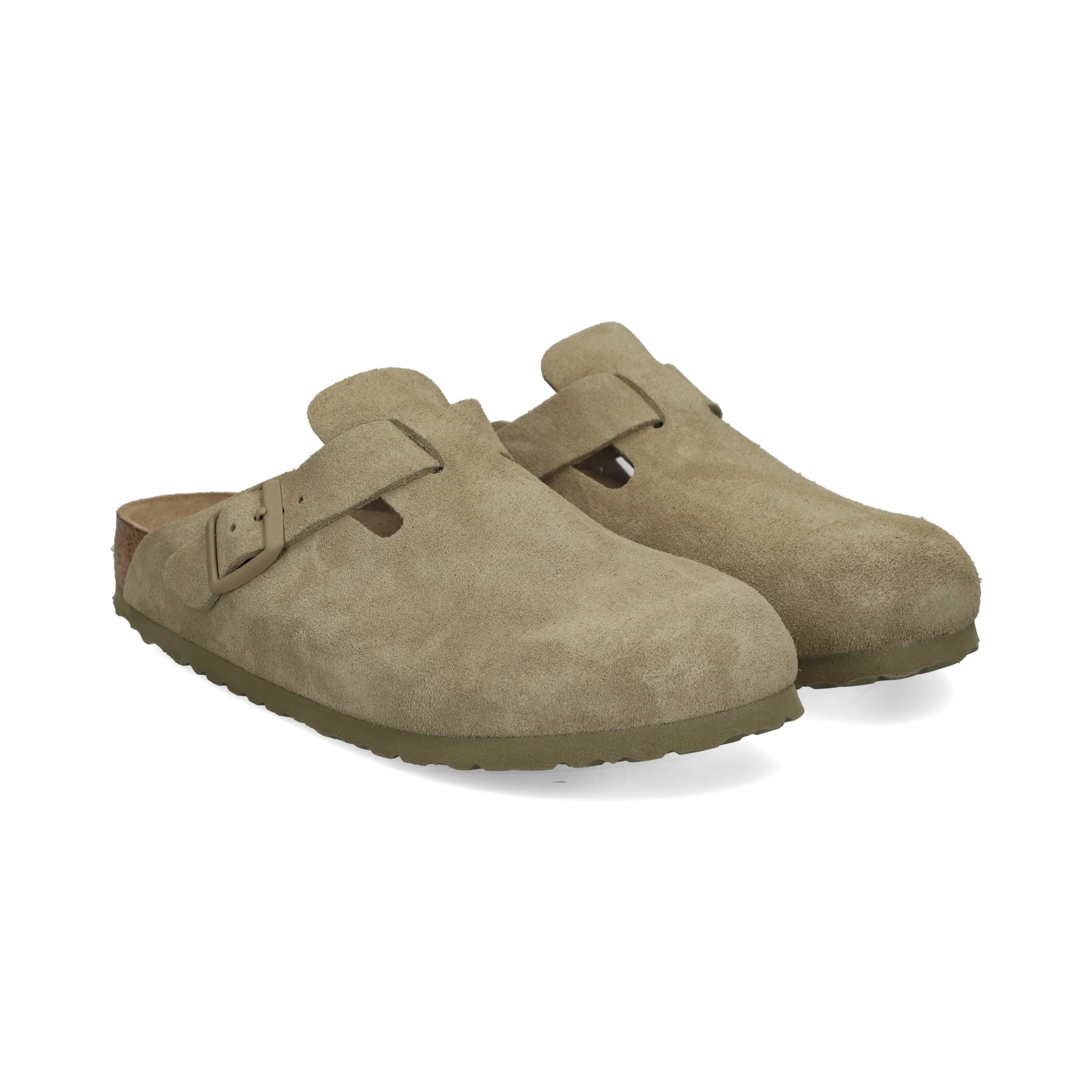 BIRKENSTOCK Men's clogs Boston SFB LEVE Faded Khaki