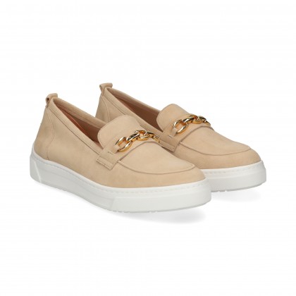 MOCASIN ESLABON ANTE BEIGE