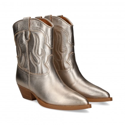 1/2 BOTA COWBOY PLATINO