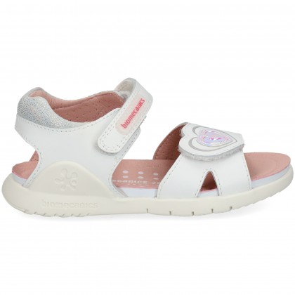 SANDALIA+TALON CORAZON BLANCO BRANCO 