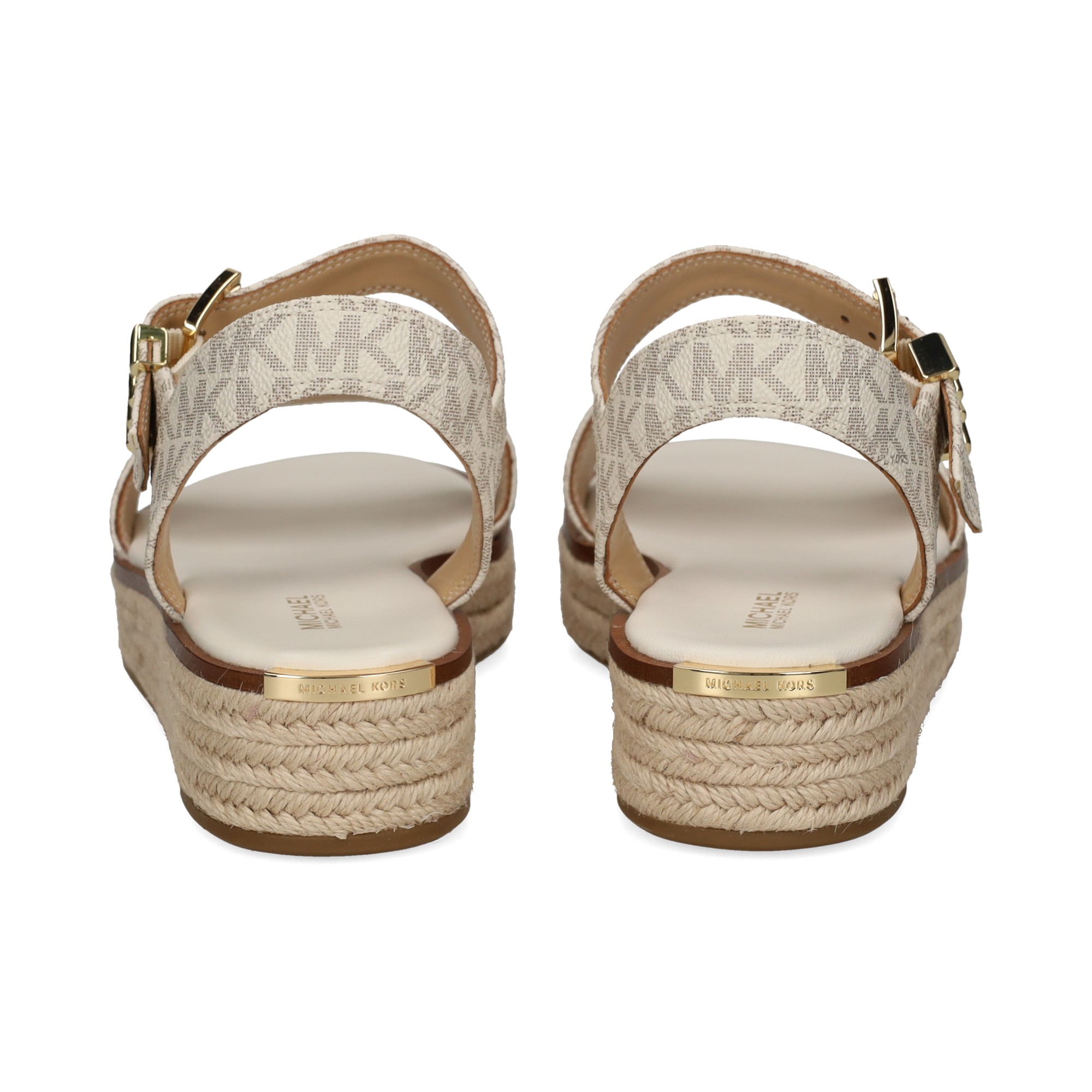 MICHAEL KORS Women's wedge sandals RICHIE ESPADRILLE 150 VANILLA