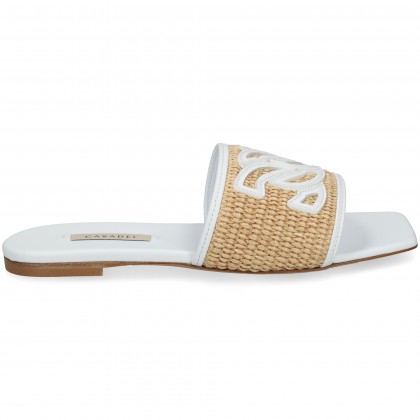 PALA TRENZADO BLANCO+BEIGE B256 TOFFEE+BIA