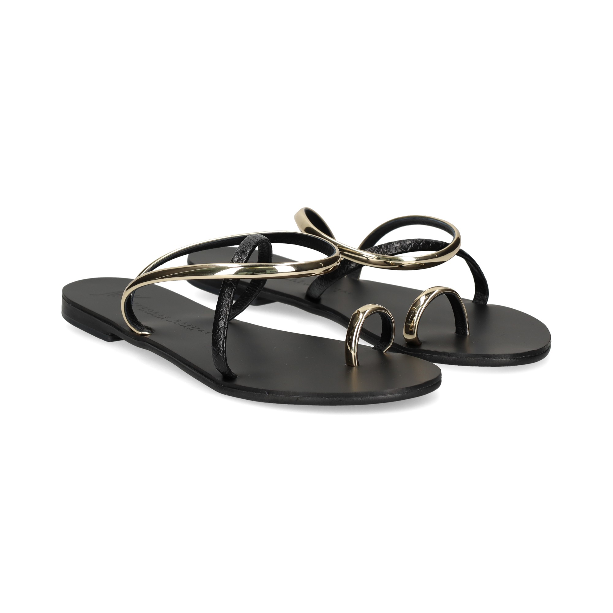 tira-reptil-negro-esclava-pulsera-oro