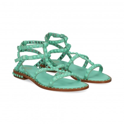 SANDALIA BEBE GILDA TACHAS VERDE