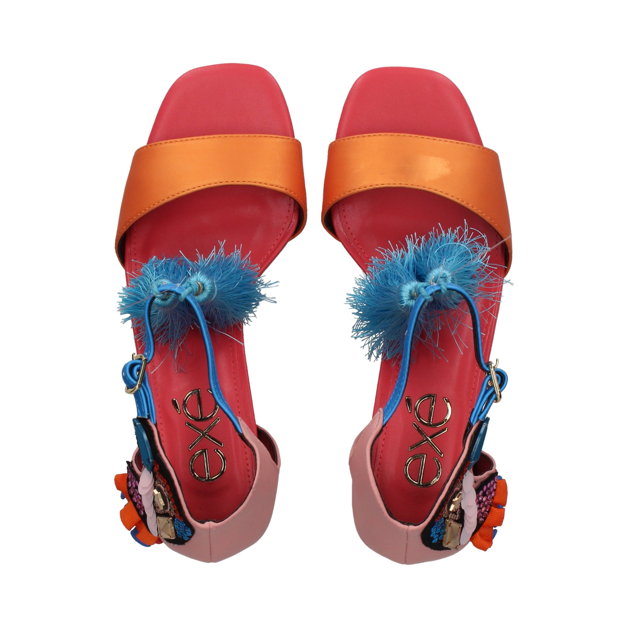 gilda-pom-pom-piel-multi-naranja