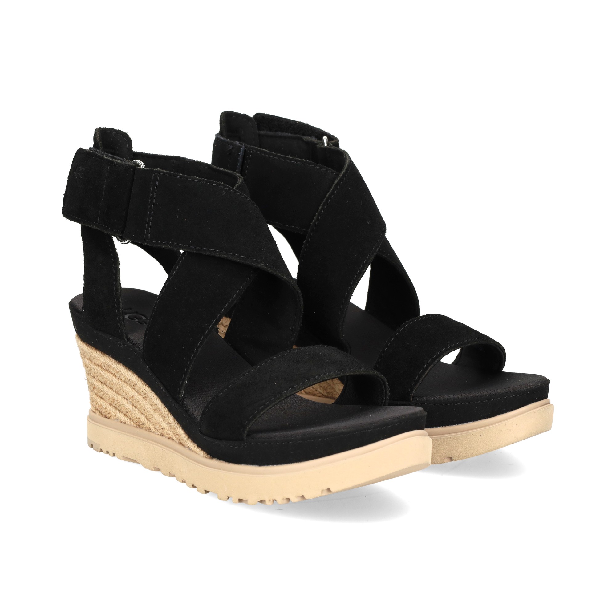 Ugg heeled sandals hotsell