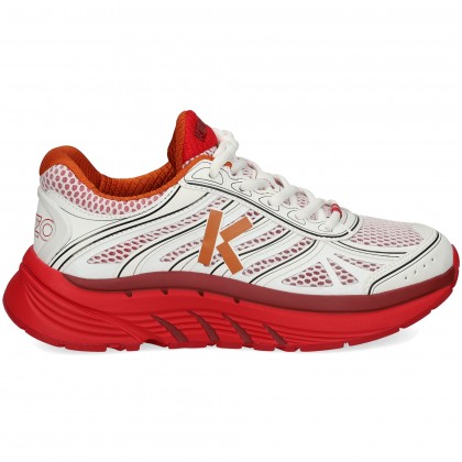 DEPORTIVO MALLA BLANCO/ROJO/NARANJA 21 - Mesh/ matt