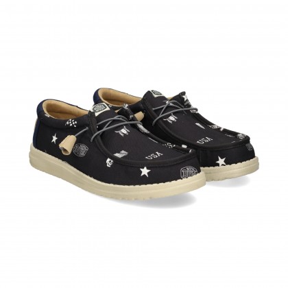 WALLABEE PRINT NEGRO