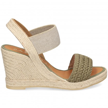 2 TIRAS TRENZA KAKI