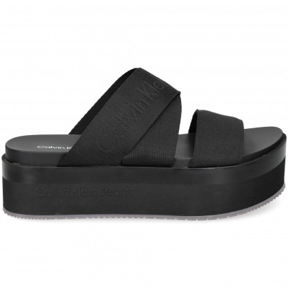 PALA PLATAFORMA 2 TIRAS WEBBING NEGRO 0GT TRIPLE BLAC