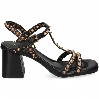 SANDALIA BEBE TACHAS NEGRO 01 BLACK/SUNGOL