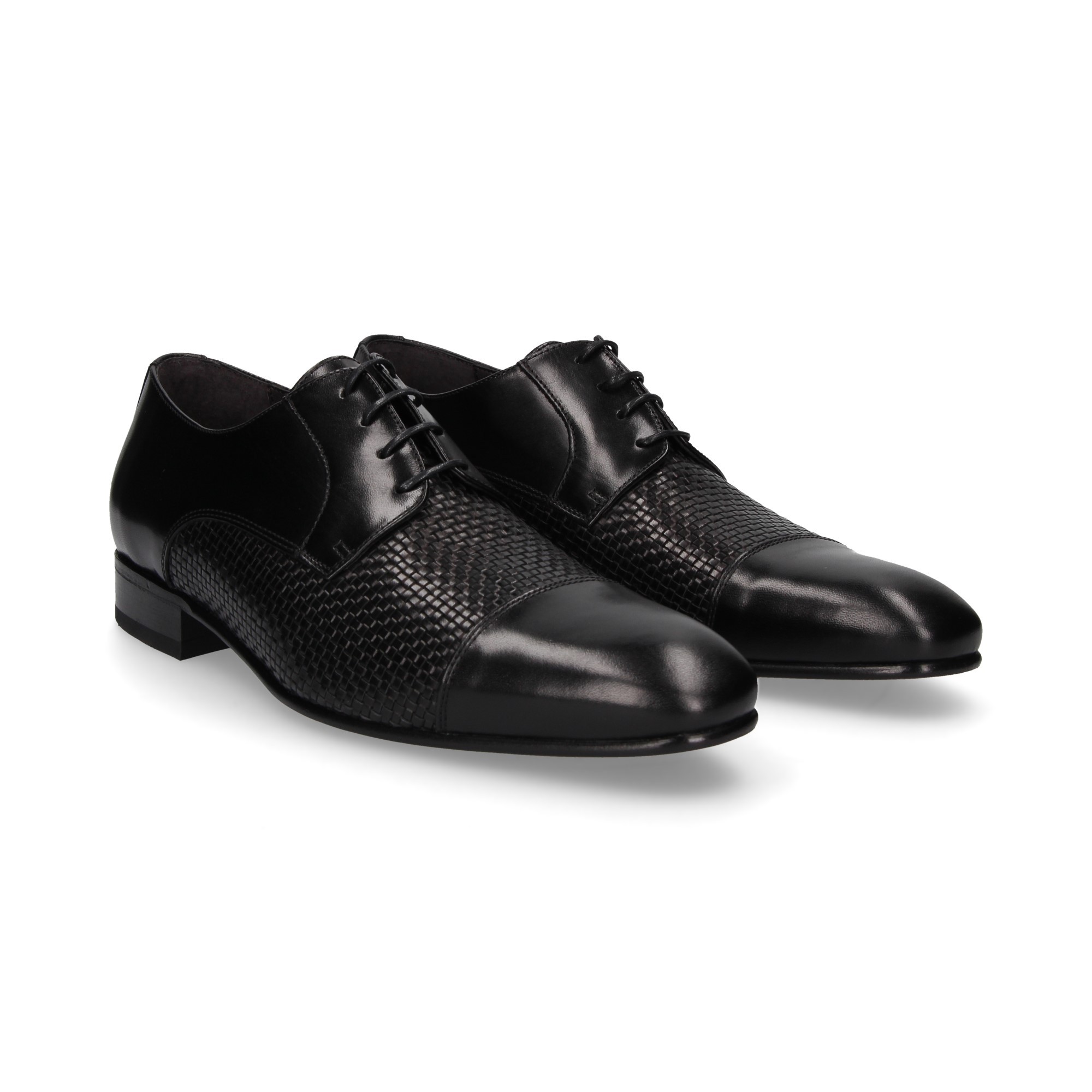 blucher-piel-trenzado-negro