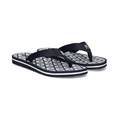 FLIP FLOP TEXTIL AZUL