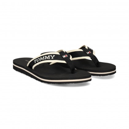 FLIP FLOP TEXTIL NEGRO