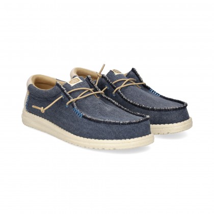 TALON BEIGE WALLABEE AZUL