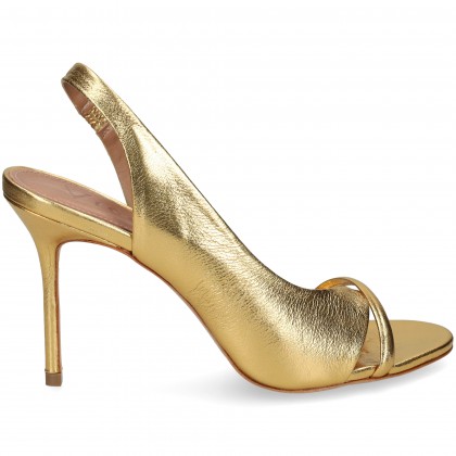 SANDALAI ABIERTA 1 LADO PIEL ORO GOLD