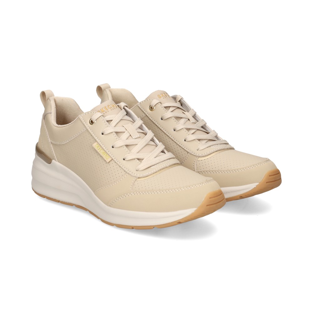 Skechers Zapatillas Mujer - Beige Talla 39