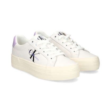 TALON LILA PLATAFORMA PIEL BLANCO 0LB WHITE/PASTE