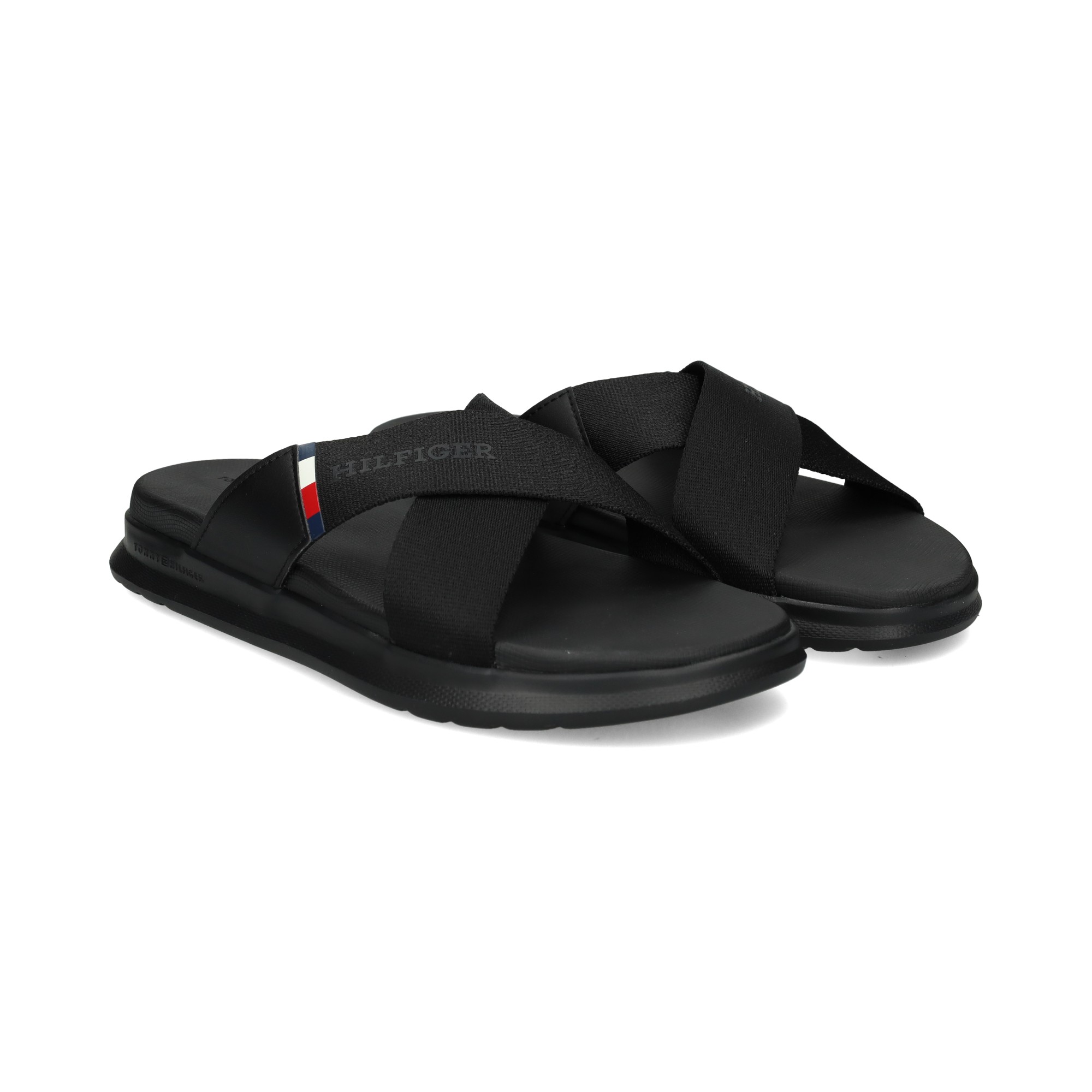 TOMMY HILFIGER Sandali da uomo FM0FM05241 BDS BLACK