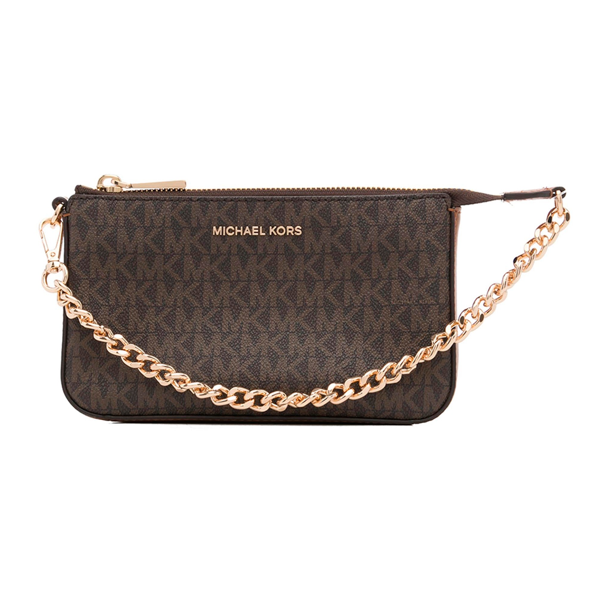 MICHAEL KORS Sac MD CHAIN POUCHETTE 200 BROWN