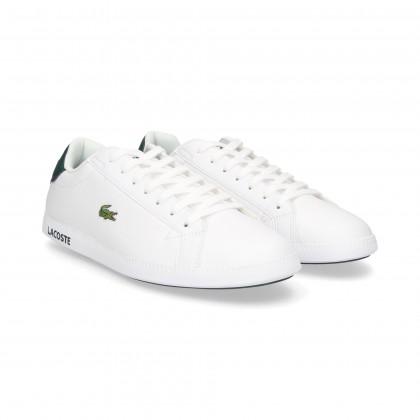 SPORTY WHITE LEATHER HEEL COLOR