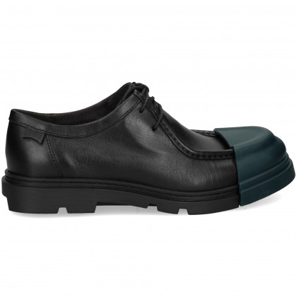 WALLABY PIEL VERDE/NEGRO 017 NOIR