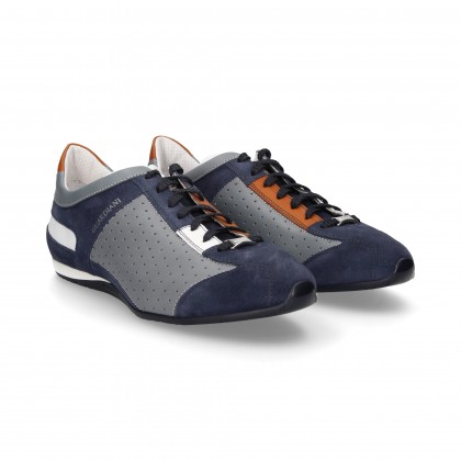 SPORTY SUEDE/GRAPHITE MULT CUIR GRIS MULT