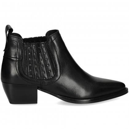 BOTIN COWBOY ELASTICO TACHAS NEGRO SCHWARZ