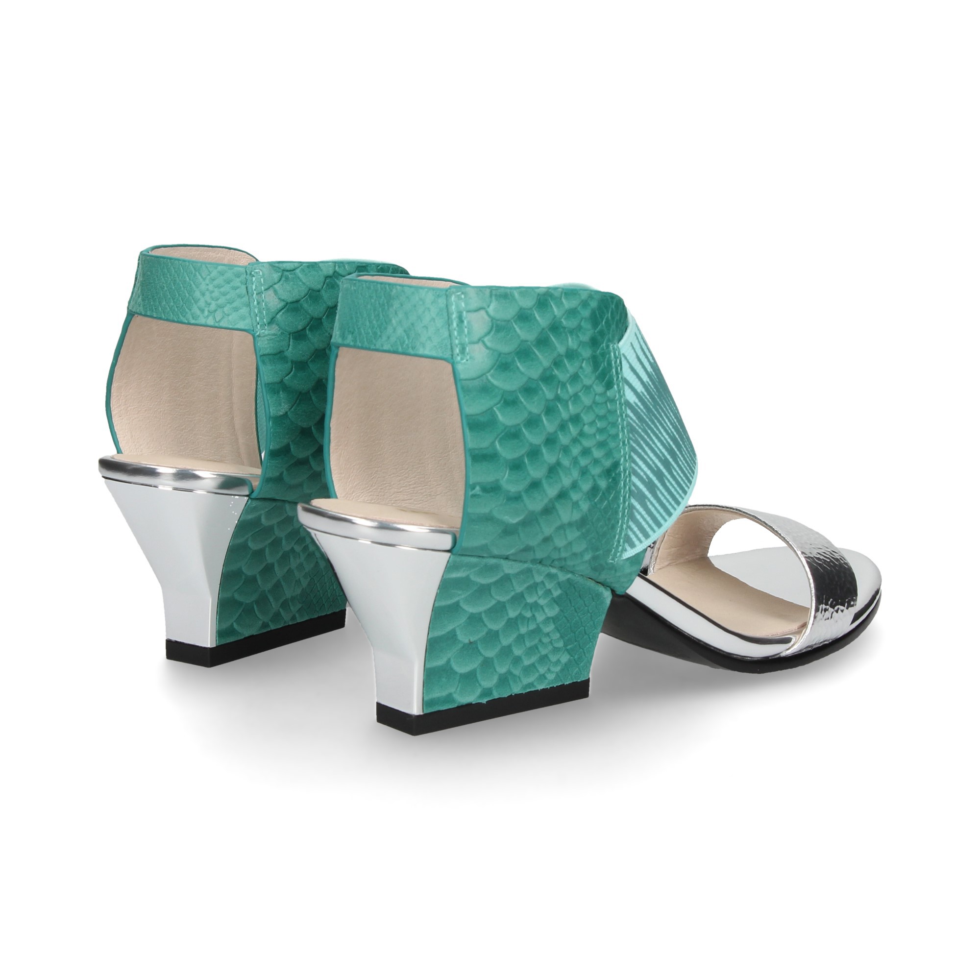 UNITED NUDE Sandalias con tacón de Mujer ZINK SLING FLUOR 