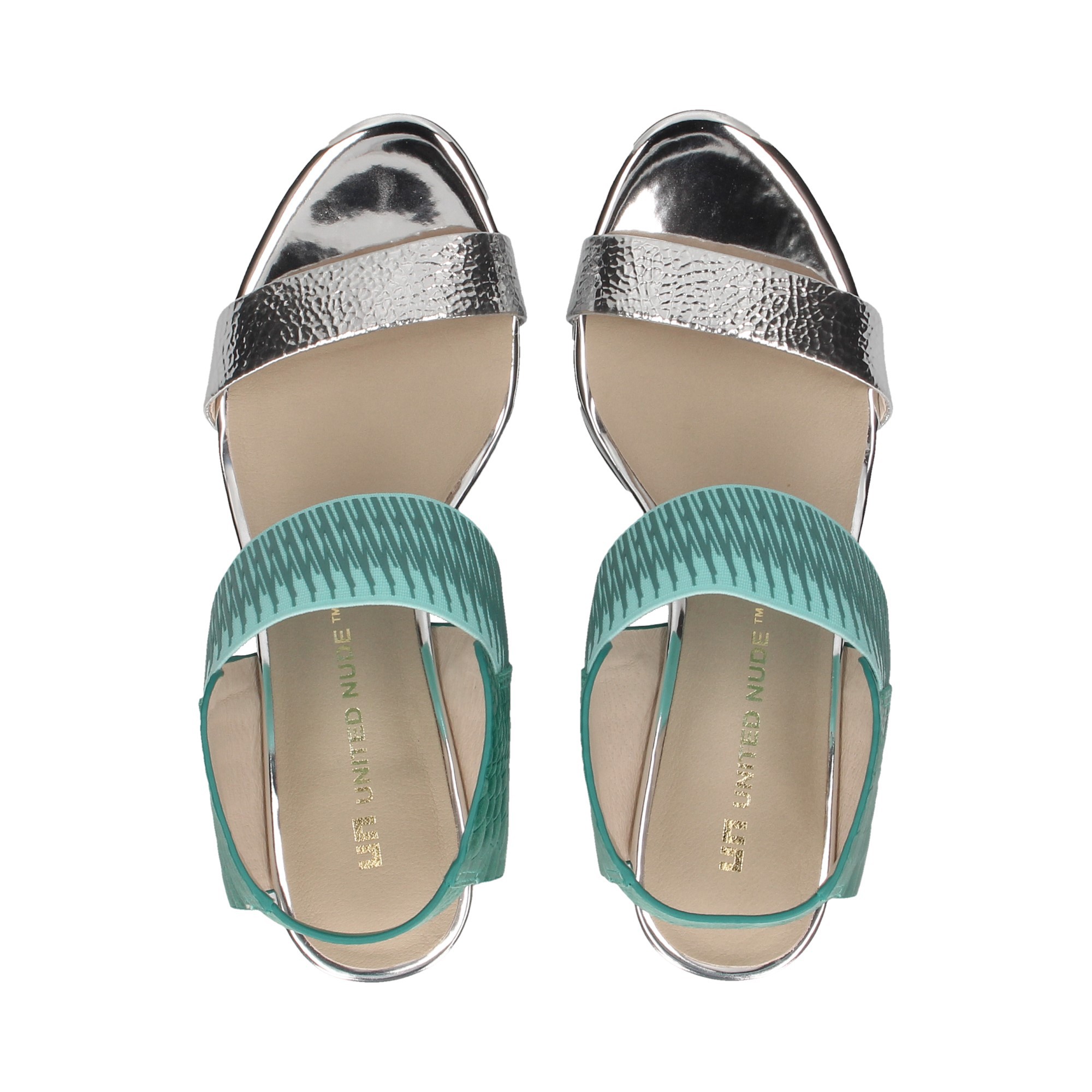 UNITED NUDE Sandalias con tacón de Mujer RAIKO MULTI MARINO