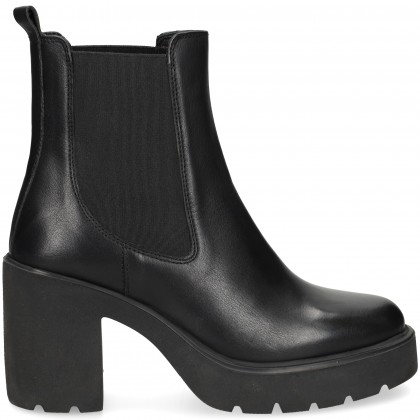 BOTIN ELASTICO PIEL NEGRO NERO