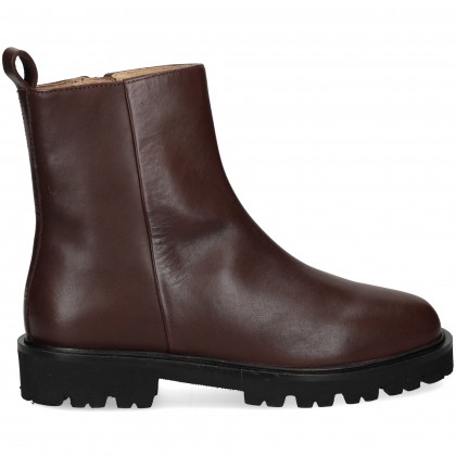 BOTIN PIEL MARRON WENGUE