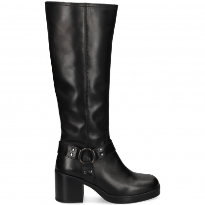 BOTA ESPUELA PIEL NEGRO SCHWARZ