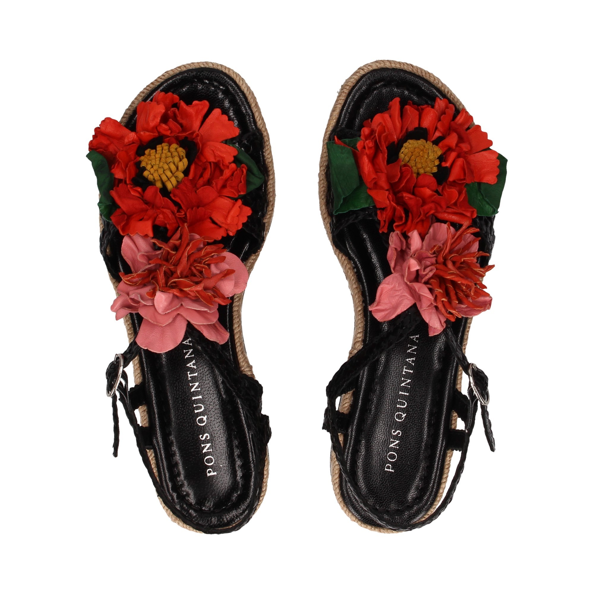 sandalia-cuna-flores-trenz-piel-negro