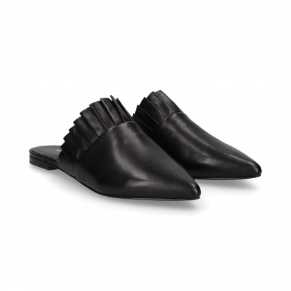 FLYING CLOGS BLACK NAPPA LEATHER