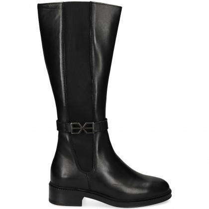 BOTA ELASTICO LADO PIEL NEGRO NOIR