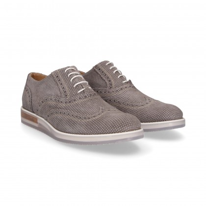 BLUCHER PALA VEGA VEGA CHOPPED SUEDE GREY