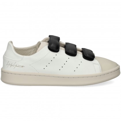 3 VELCROS NEGRO DEP.PIEL BLANCO CWHITE/TALC