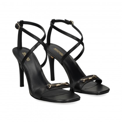 SANDALIA ESLABON PIEL NEGRO