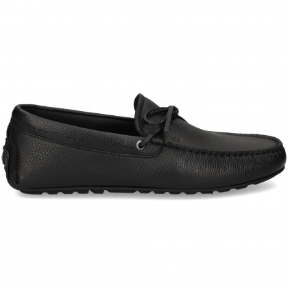 CONDUCTOR LAZO PIEL NEGRO 001-Black