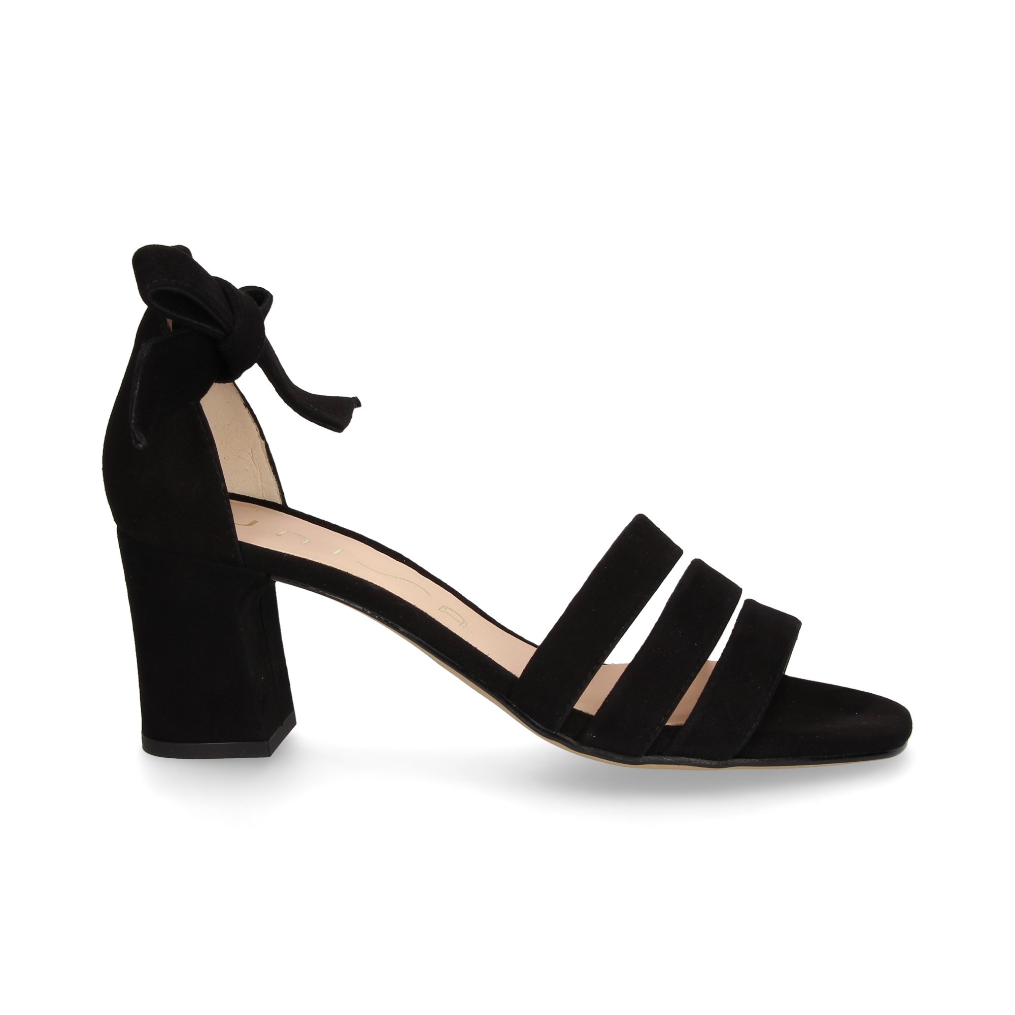 UNISA Sandalias con tacón de Mujer MALCA-KS NEGRO