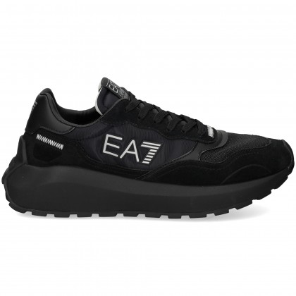 EA7 PLATA DEPORTIVO ANTE+PIEL NEGRO D190