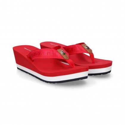 FIT FLOP WEDGE RUBBER RED