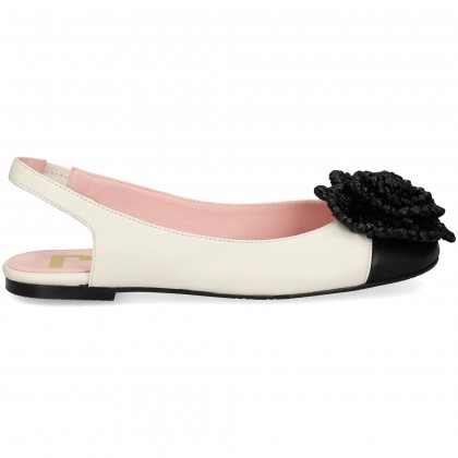 BAILARINA SIN TALON MONA NEGRO+HIELO TIZA