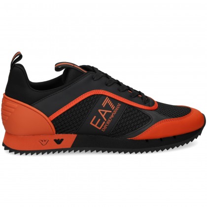 DEPORTIVO MALLA NARANJA+NEGRO D188