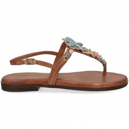 ESCLAVA PEDRERIA PIEL MARRON MARRONE 