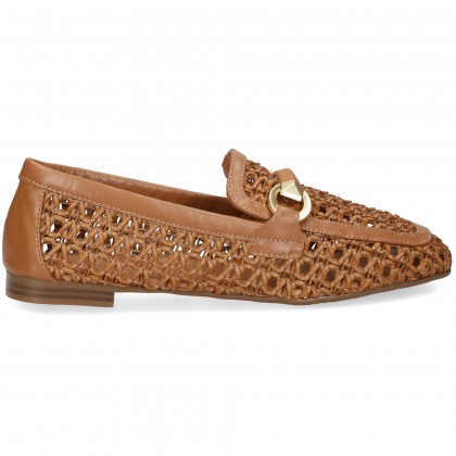 MOCASIN TRENZADO BROWN COROA 