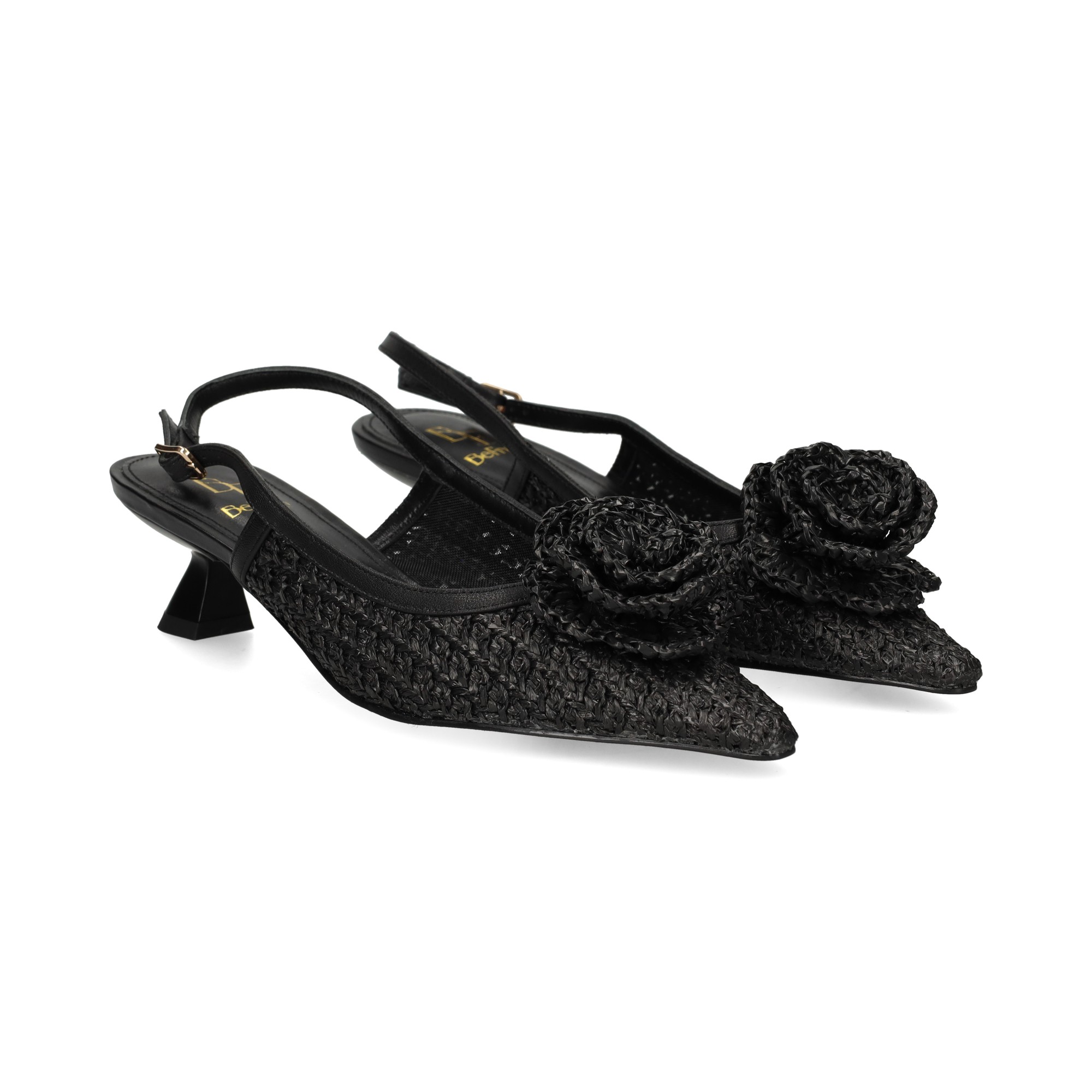 sin-talon-flor-rafia-negro